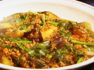 なすのカレーマーボー