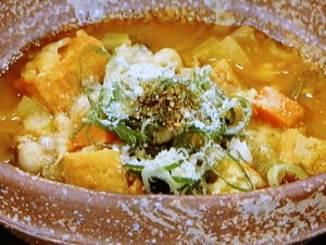 厚揚げのミネストローネ