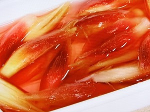 みょうがの甘酢漬け