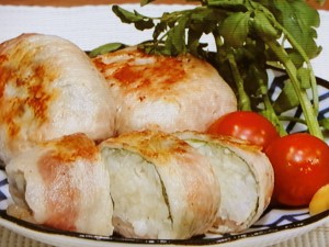 肉巻きレンコンバーグ