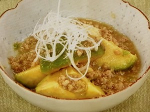 アボカドの和風とろみ煮