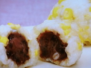 とうもろこしのおはぎ
