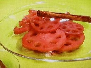 れんこんのワインビネガー漬け
