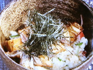イワシの蒲焼き丼
