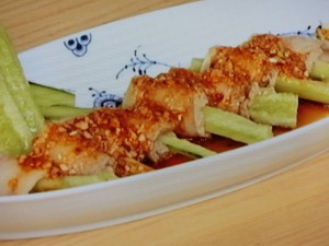 ゆで豚のピリ辛ソース(パイペンロー)