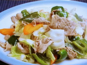 豚肉とキャベツのしょうゆマヨ炒め