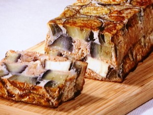 なすとひき肉の重ね焼き