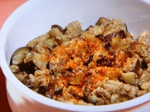 なす肉みそ