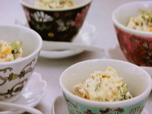 黒酢しょうゆ卵のふわふわ豆腐