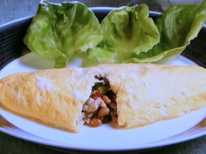 納豆オムレツ
