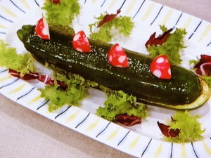 ズッキーニの丸ごとステーキ