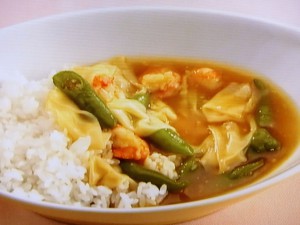 海老のつるつるカレー