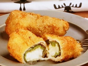 ピーマンのチーズ詰めフライ