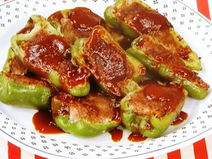 はがれない&ジューシー ピーマンの肉詰め