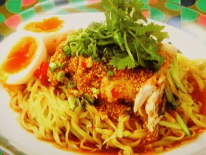 よだれ鶏の和え麺