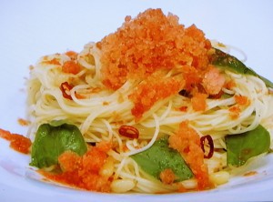氷トマトのフレッシュジェノバパスタ
