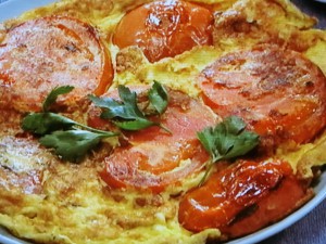 トマトの卵焼き