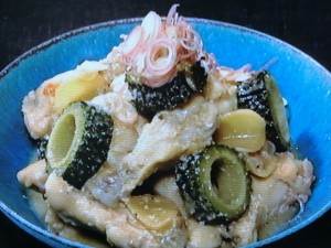ゴーヤーと鶏手羽のみそ煮