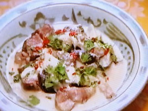 もこみち流 牛バラ肉となすのココナツ煮込み