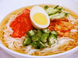 ぶっかけ韓国冷麺風そうめん