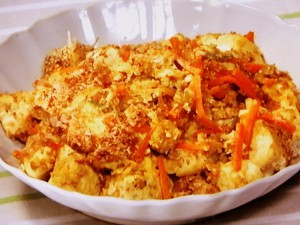 彩りいり豆腐