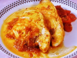 スパイシー焼きかじき