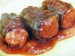 簡単!節約*豚こまでピーマン肉詰め
