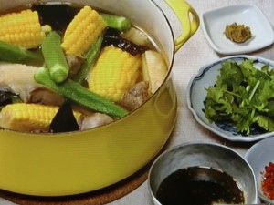夏野菜のスタミナスープ鍋