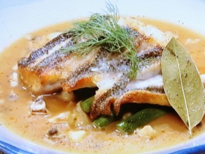 白身魚のカリふわポワレ