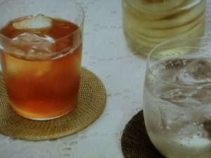 レモンシロップドリンク