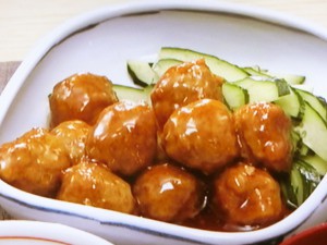 肉団子の甘酢あん