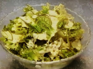 もこみち流 グリーンサラダ〜ヨーグルトドレッシングがけ