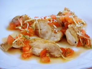 鶏のトマト・ジンジャーソース