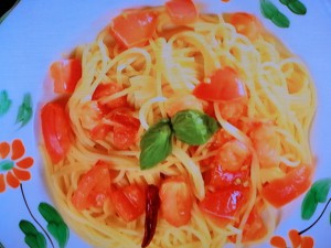 トマトのパスタ