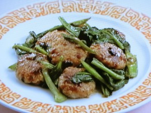 納豆団子のトウチー炒め