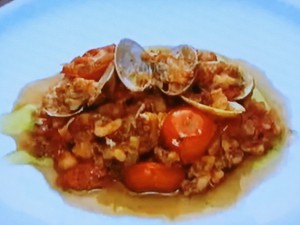 もこみち流 細かくきざんだタコとイカのトマト煮