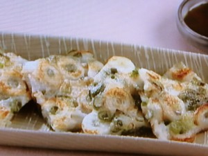 ちくわのねぎ焼き