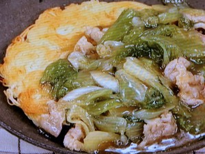 あんかけ焼きそうめん