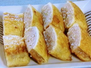 肉詰めいなり焼き