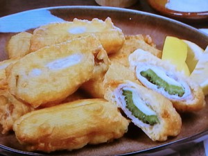 ゴーヤのワタごとフリッター