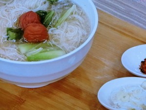 体に優しい♪梅おろしにゅうめん