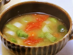 野菜スープのような味噌汁