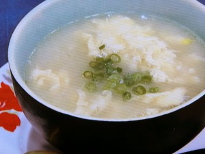 おろしれんこんのかき玉コーンスープ