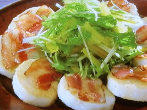 長芋とベーコンのソテー